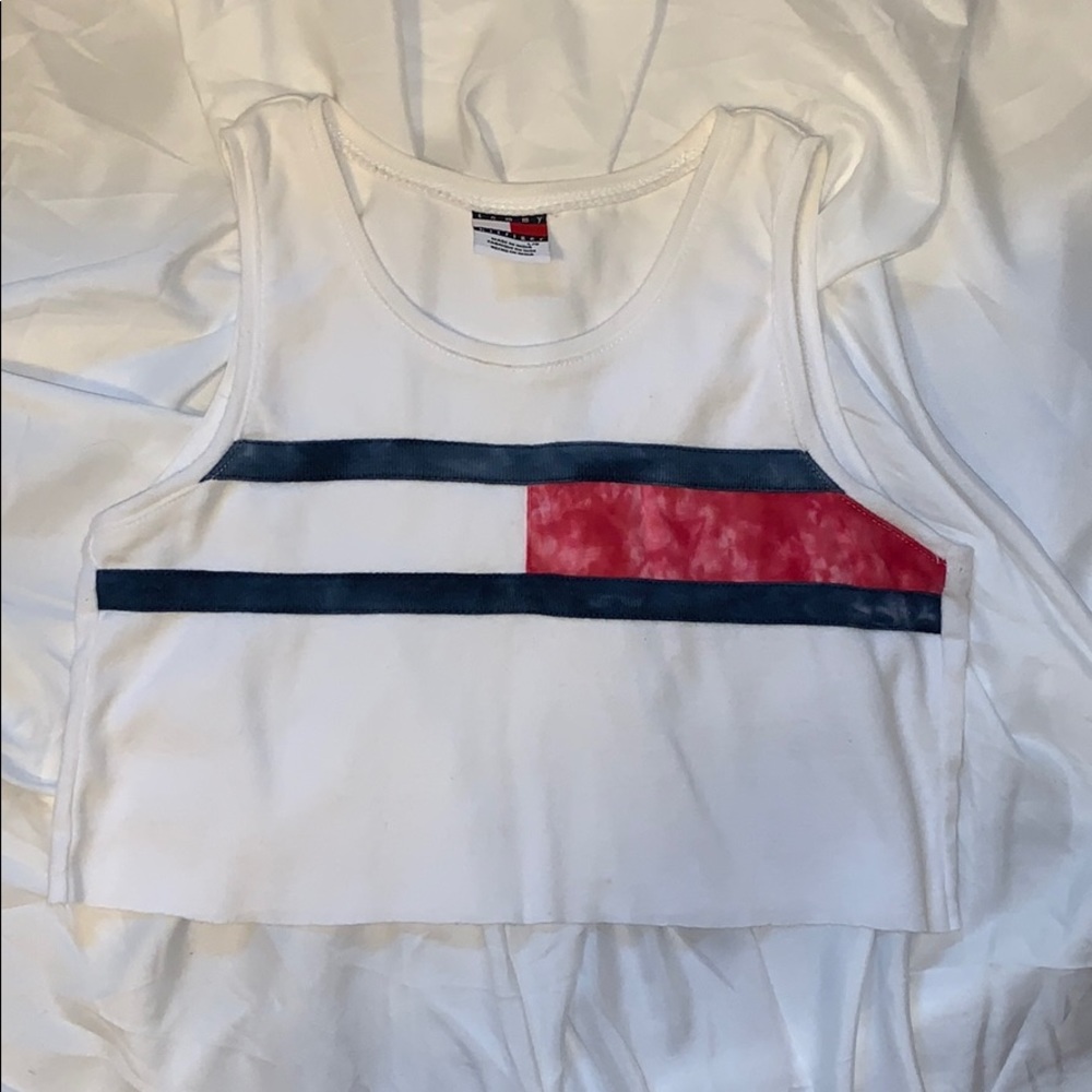 tommy hilfiger crop top